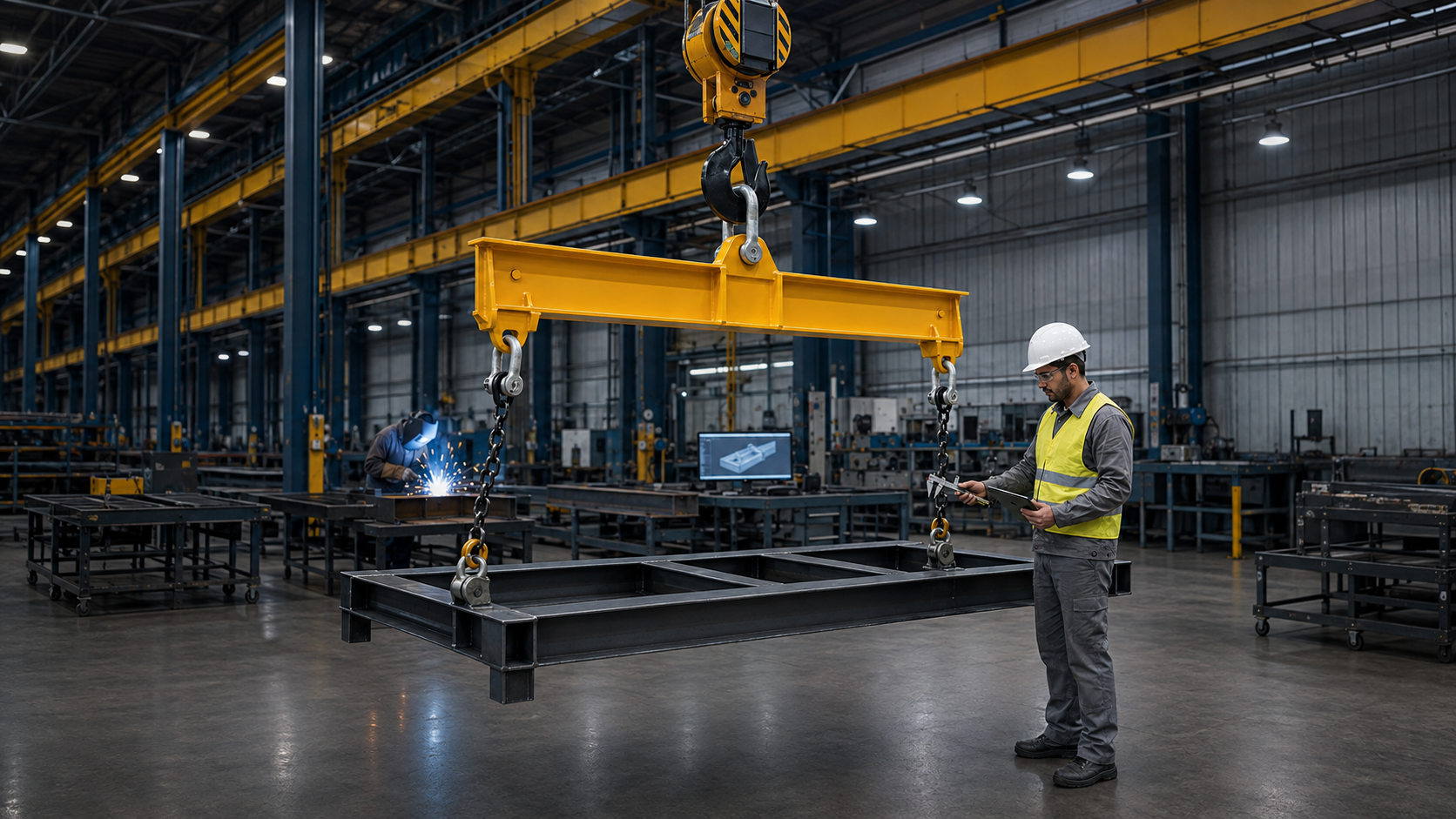 como nasce um dispositivo de içamento da engenharia à fabricação
